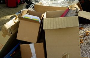 Pile of boxes