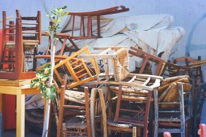 Pile of chairs