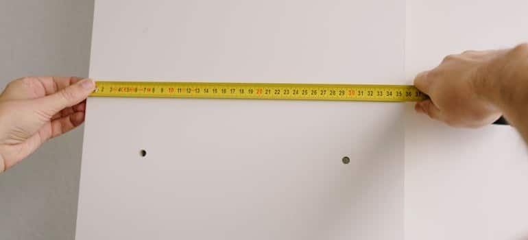 Measuring a room matters when downsizing to a smaller apartment.