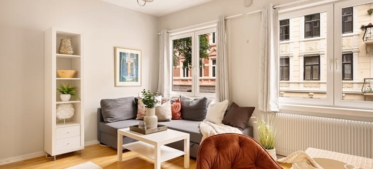 A small apartment.